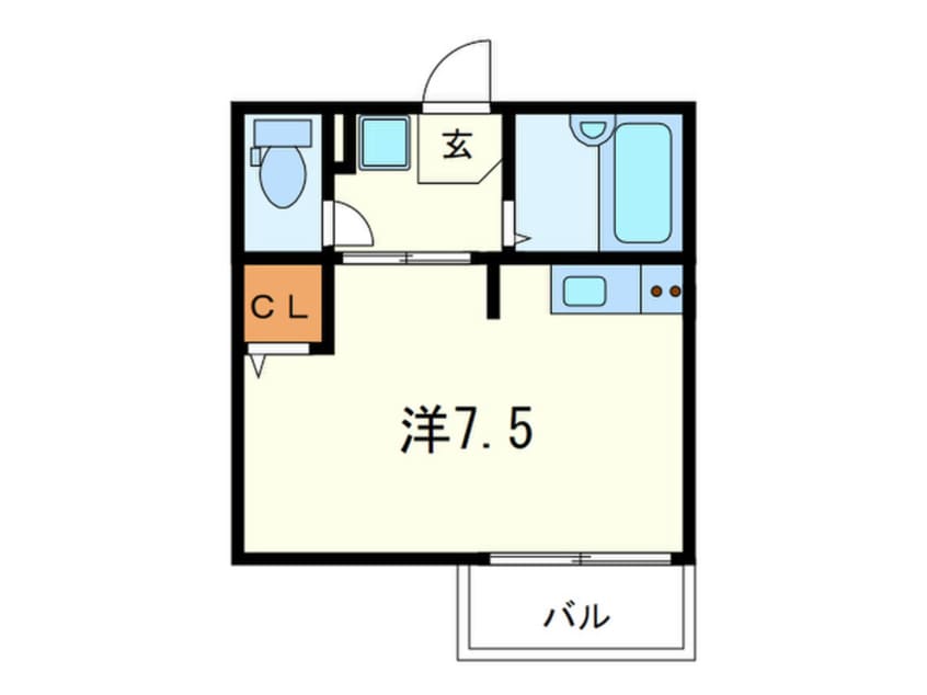 間取図 Ａ－ＥＡＳＴ須磨海浜公園