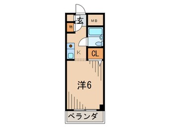 間取図 ﾒﾙﾍﾞｰﾙﾏｳﾝﾃﾝｳﾞｨﾚｯｼﾞ