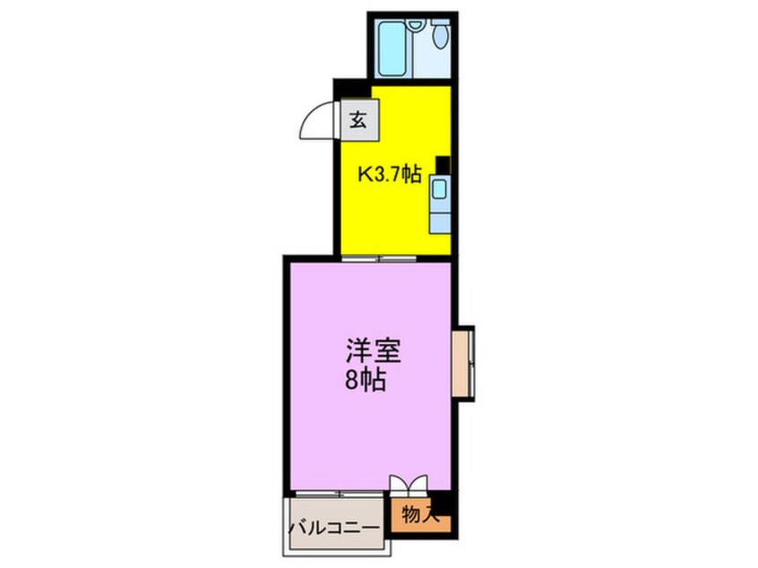 間取図 カサビアンカ関目