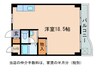 第１６洛西ハイツ瀬田 1Rの間取り