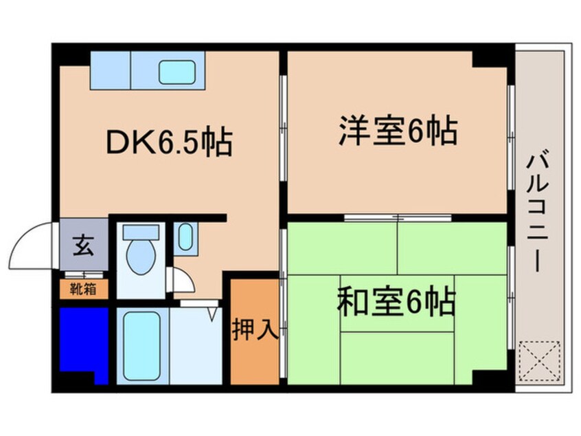 間取図 第１６洛西ハイツ瀬田