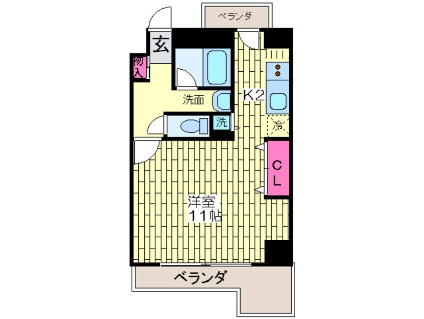 間取図 ルネシアガ－デン