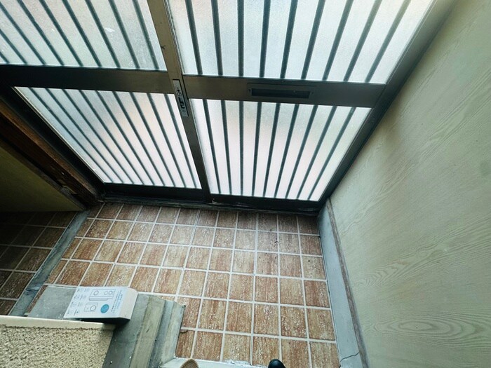 玄関 五月ケ丘貸家