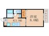 セントポ－リア醍醐 1Kの間取り