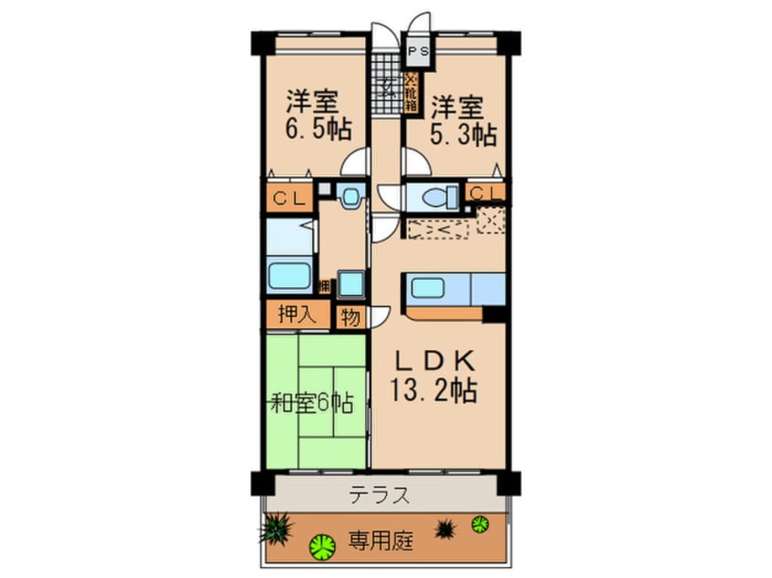 間取図 グランＫＳジオ