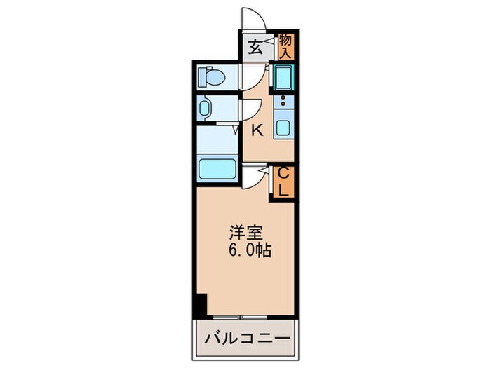 間取り図 ﾒｲﾝｽﾃｰｼﾞ大阪North Mark(405)