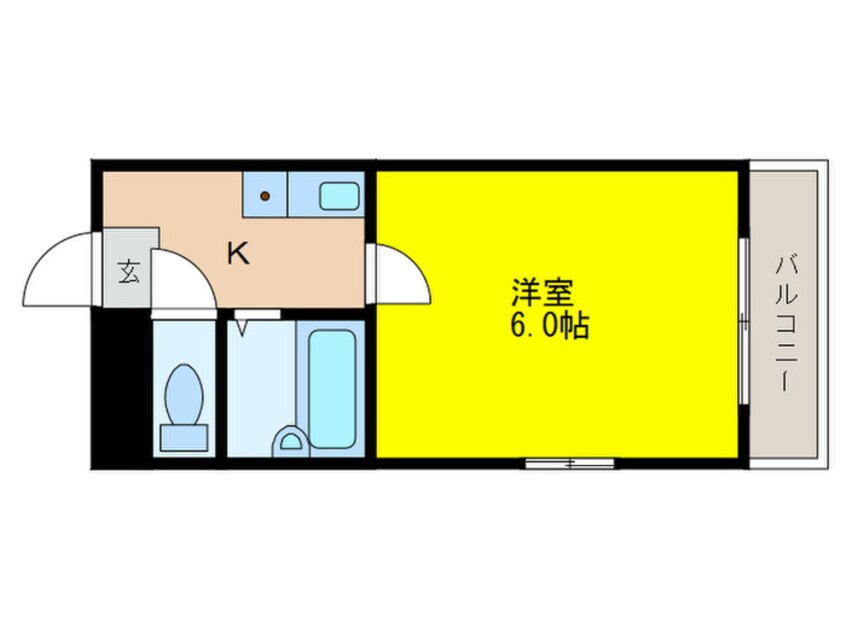 間取図 サンロイヤル柴島パート３