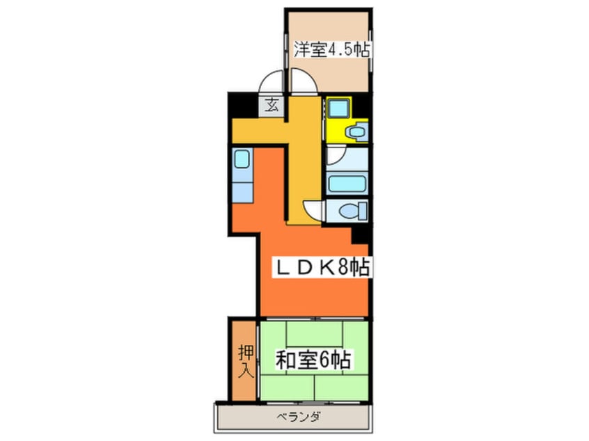 間取図 メゾン松岡