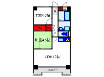 間取図 空港・リブレ大阪屋