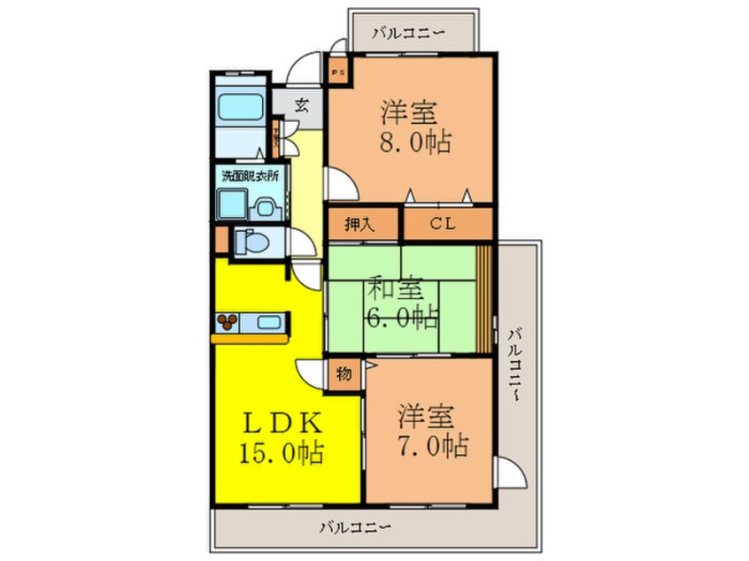 間取図 メゾン　泉