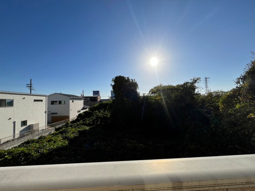 室内からの展望 オ－ベルジュ