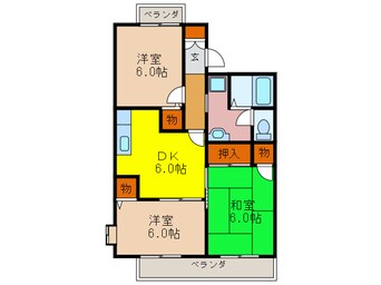 間取図 アメ－ジングエステ－トⅡ