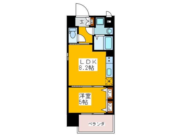 間取り図 Cherry Blossom 真田山