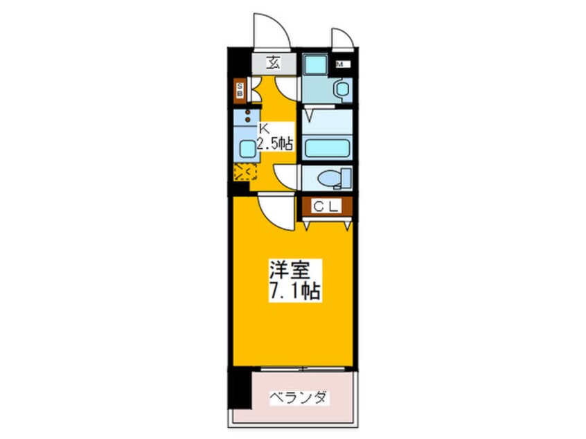 間取図 Cherry Blossom 真田山