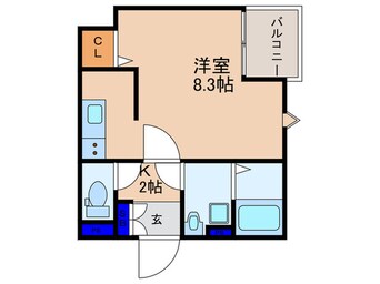 間取図 仮）ラフィーネ千林