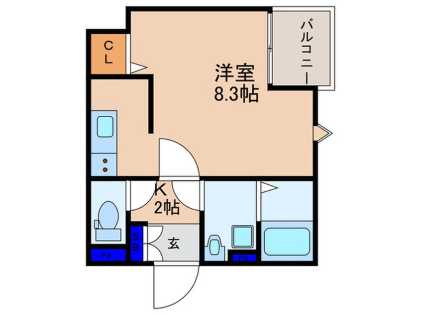 間取図 仮）ラフィーネ千林