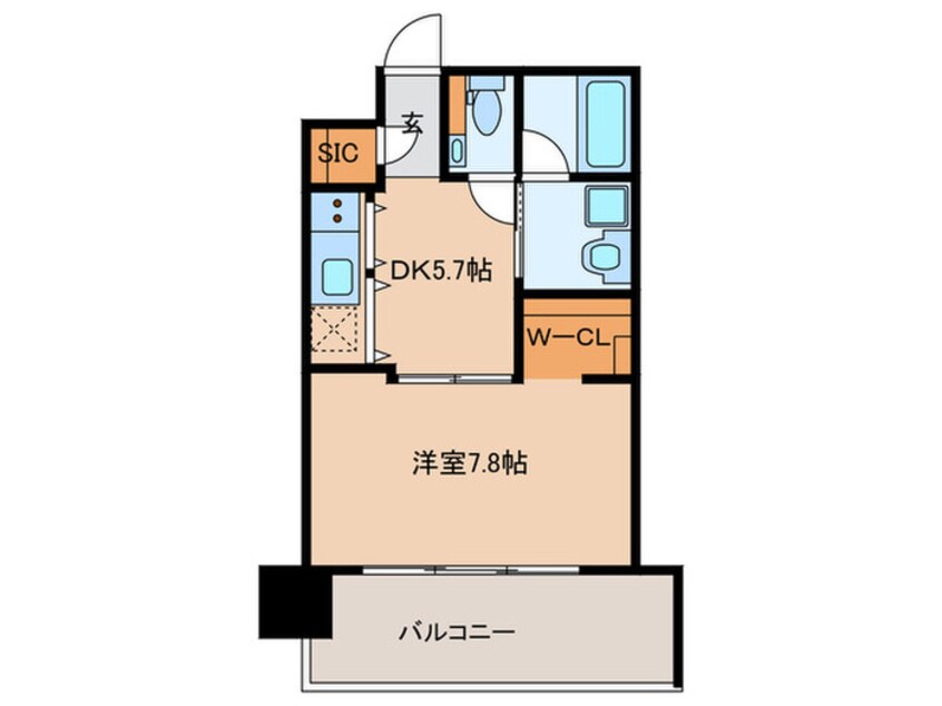 間取図 ベネチア天満橋