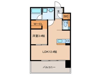 間取図 ベネチア天満橋