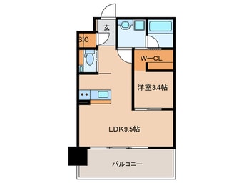 間取図 ベネチア天満橋