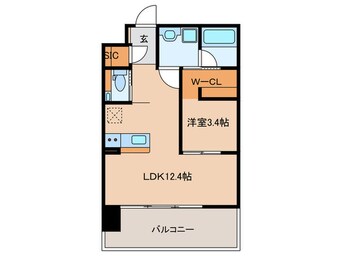 間取図 ベネチア天満橋