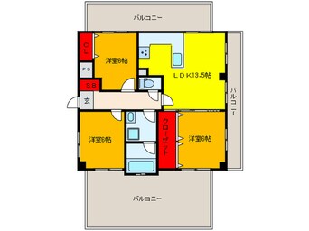 間取図 ドムール大北