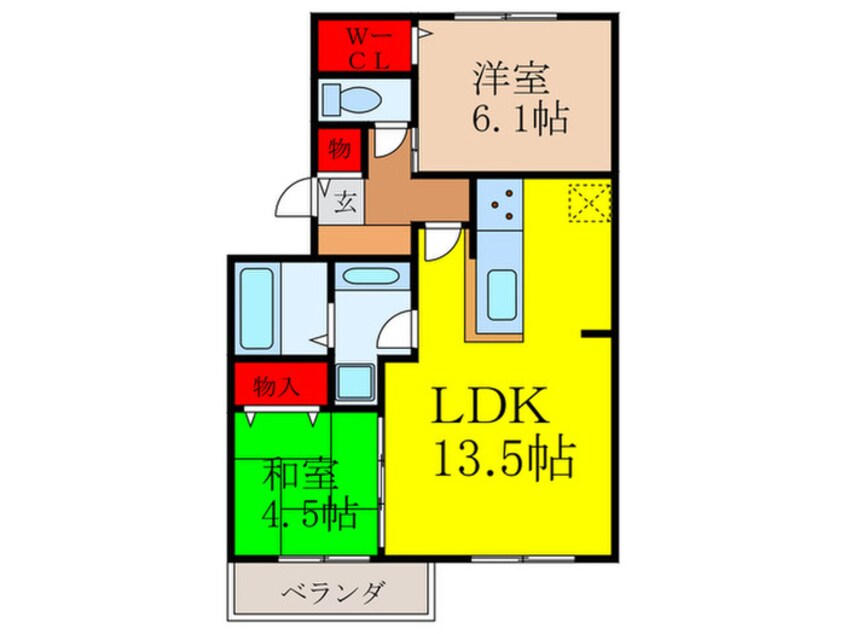 間取図 アップルリーフ