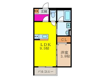 間取図 LA SOIE
