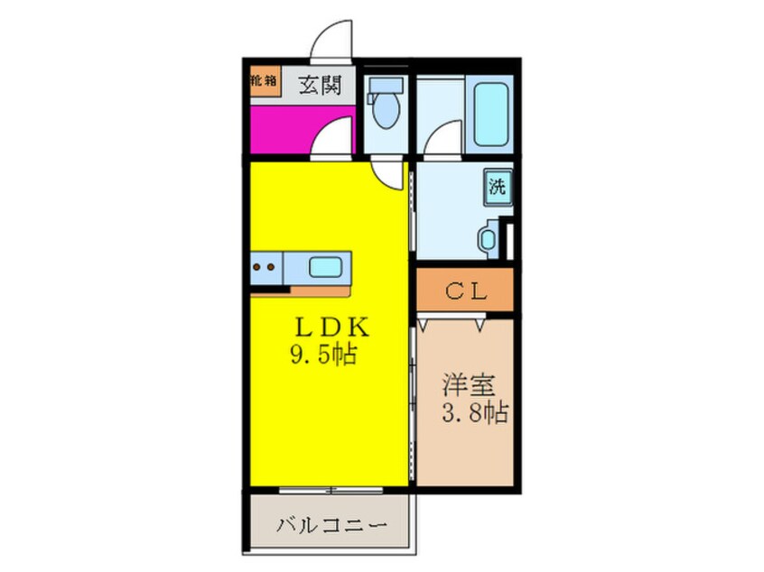 間取図 LA SOIE