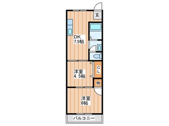 間取図 土佐ビル２