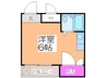 ハイツエイル１１ 1Rの間取り