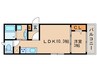プランドールＴ 1LDKの間取り