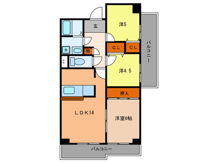 間取り図 ライフ新神戸