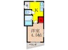 スミエール２１ 1Kの間取り