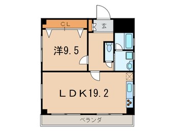 間取図 ワン・アンド・セブン