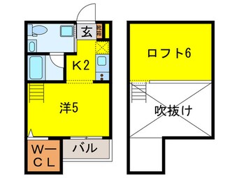 間取図 エスタブレ香ヶ丘