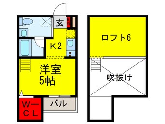 間取図 エスタブレ香ヶ丘