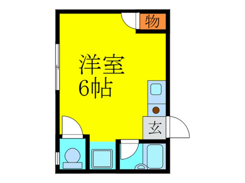 間取図 パレス住吉