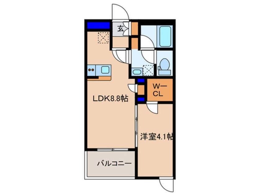 間取図 仮）ウェルスクエア都島中通
