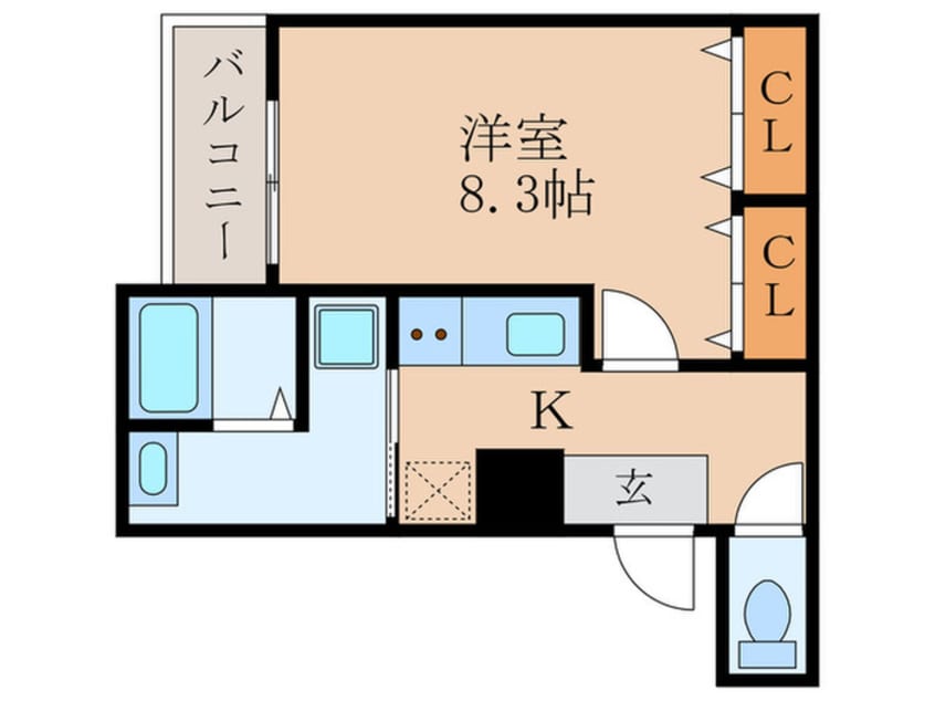 間取図 フジパレス尼崎東難波Ⅰ番館