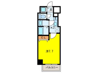間取図 S-RESIDENCE緑橋駅前