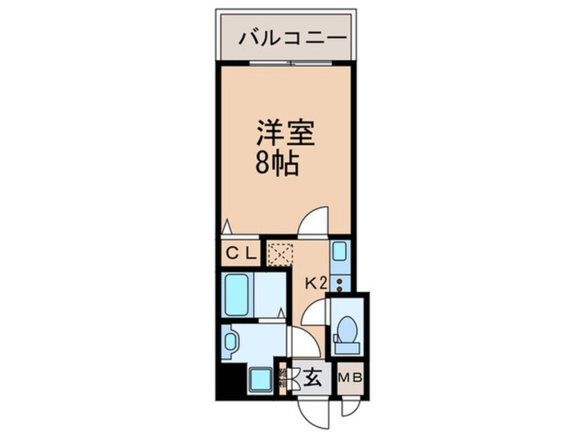 間取図 S-RESIDENCE緑橋駅前