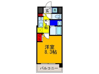 間取図 S-RESIDENCE緑橋駅前