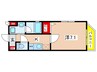 仮)ベラジオ雅び京都円町Ⅱ(504) 1Kの間取り