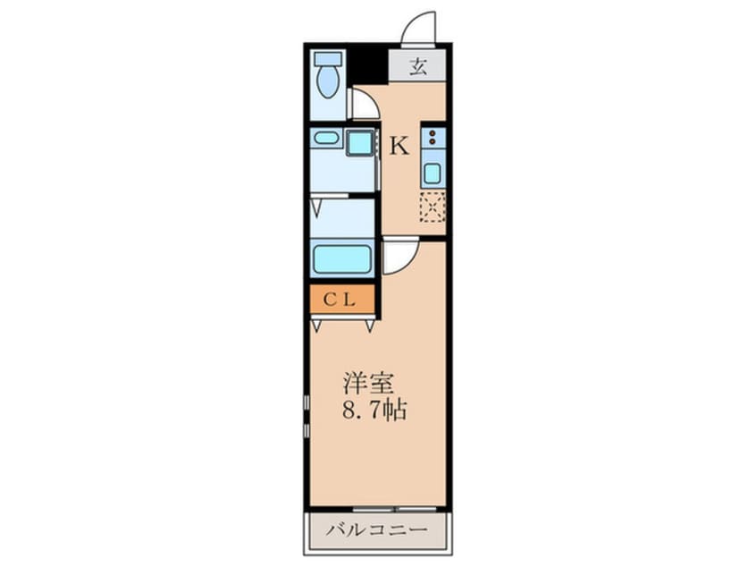 間取図 フジパレス尼崎東難波Ⅱ番館