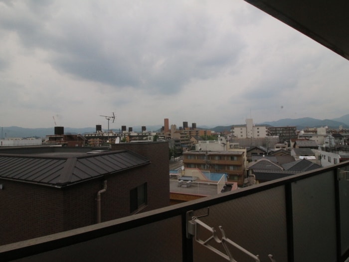 室内からの展望 スカイウェイ洛北