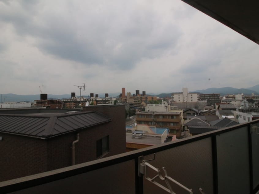 室内からの展望 スカイウェイ洛北