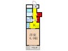 ＷＨＩＴＥＰＬＡＺＡ 1Kの間取り
