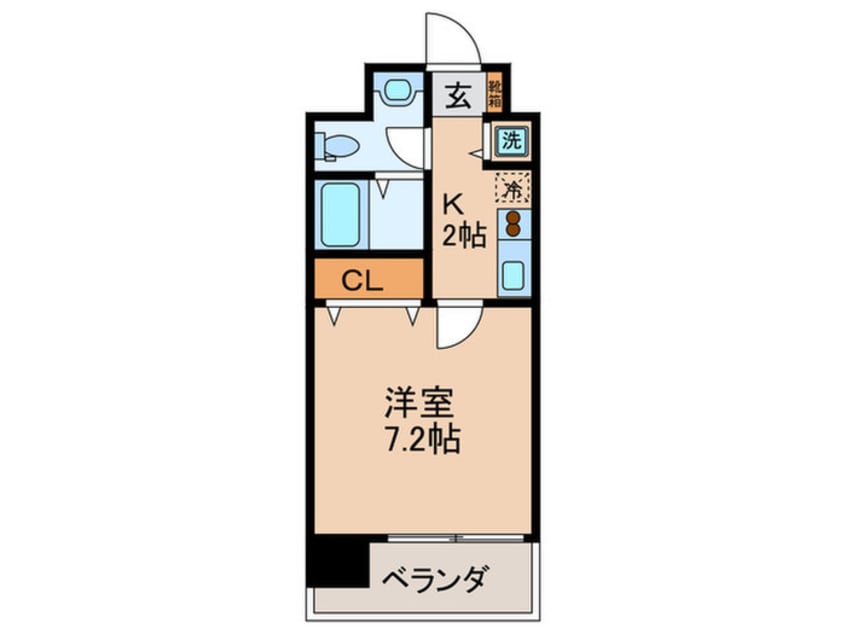 間取図 グランドパレス西大路