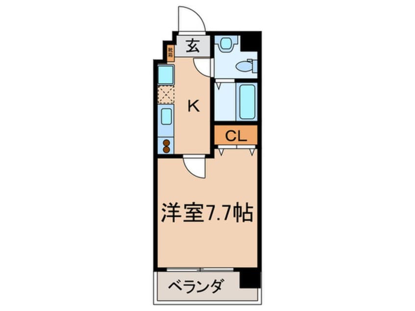 間取図 グランドパレス西大路