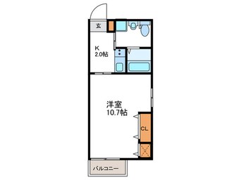 間取図 アクロス今里アパートメント